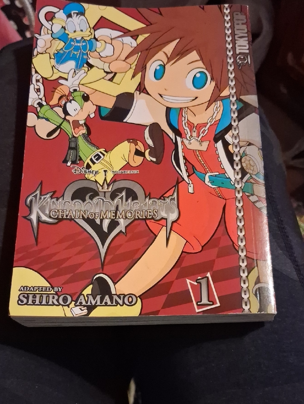 Kingdom Hearts: Chain of Memories Vol. 1 Manga - Red Cover